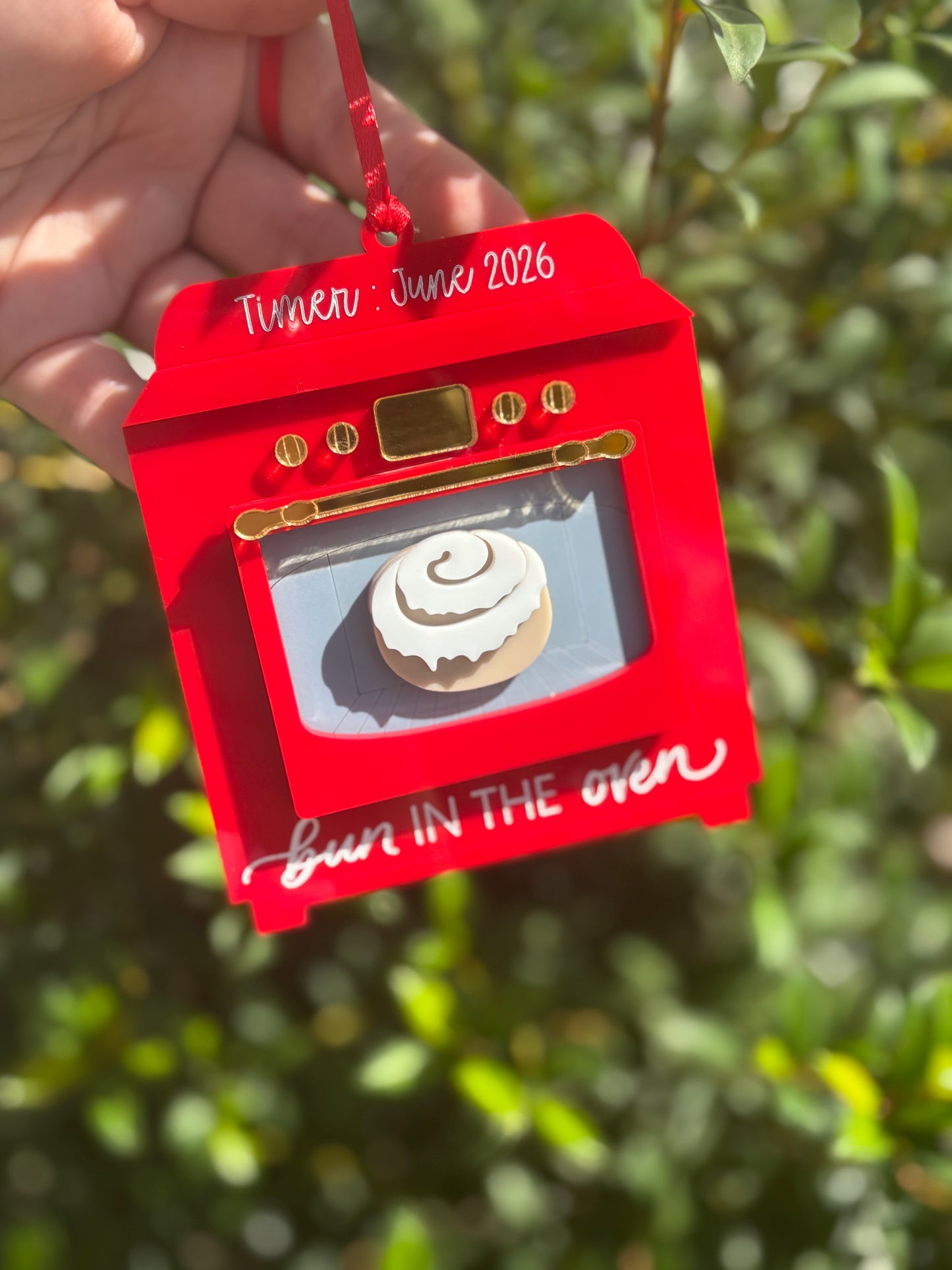 Bun in the oven ornament