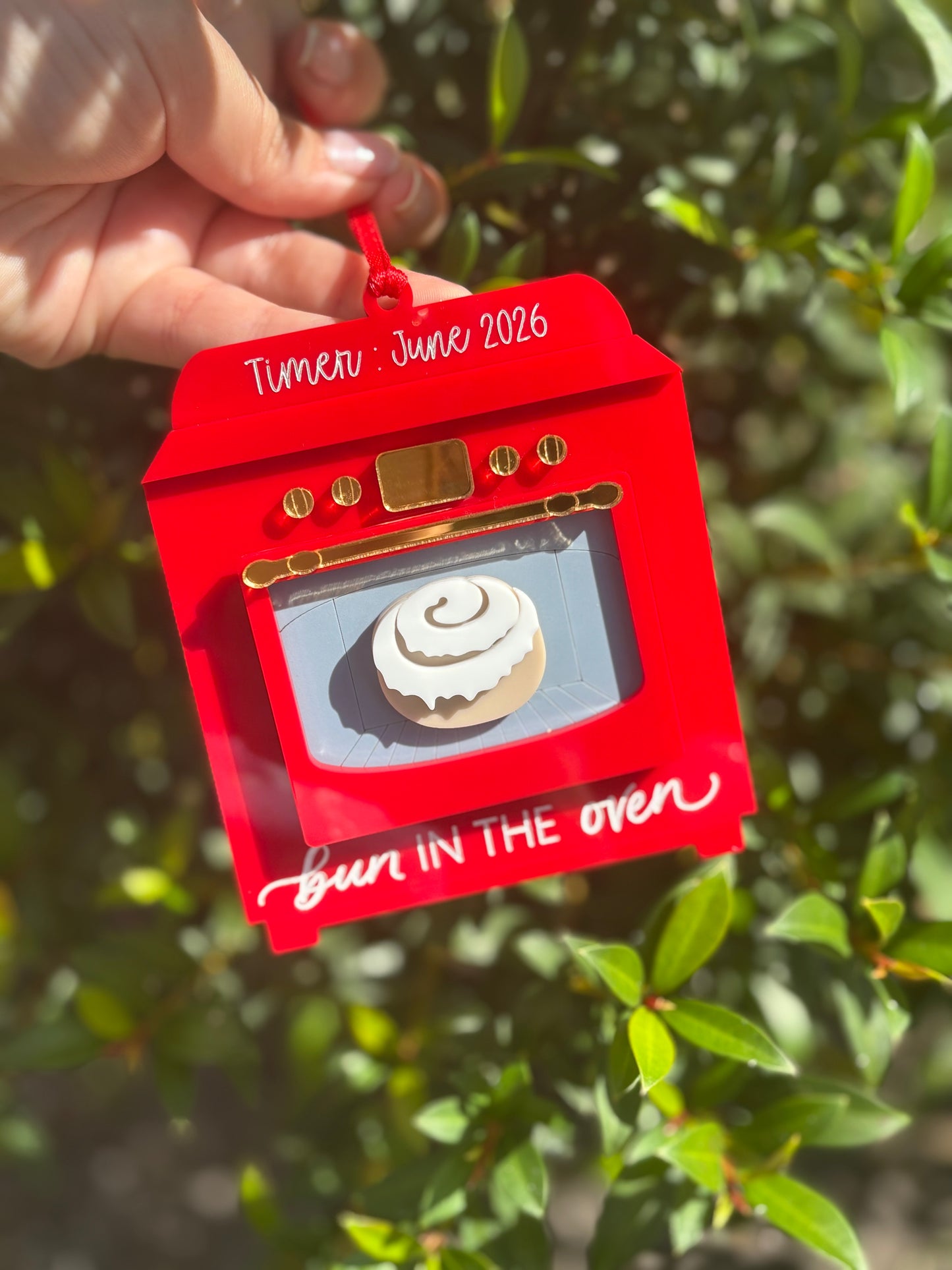 Bun in the oven ornament