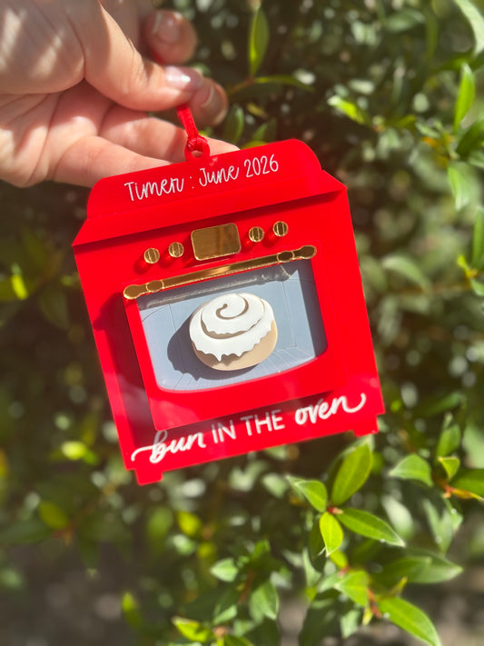Bun in the oven ornament