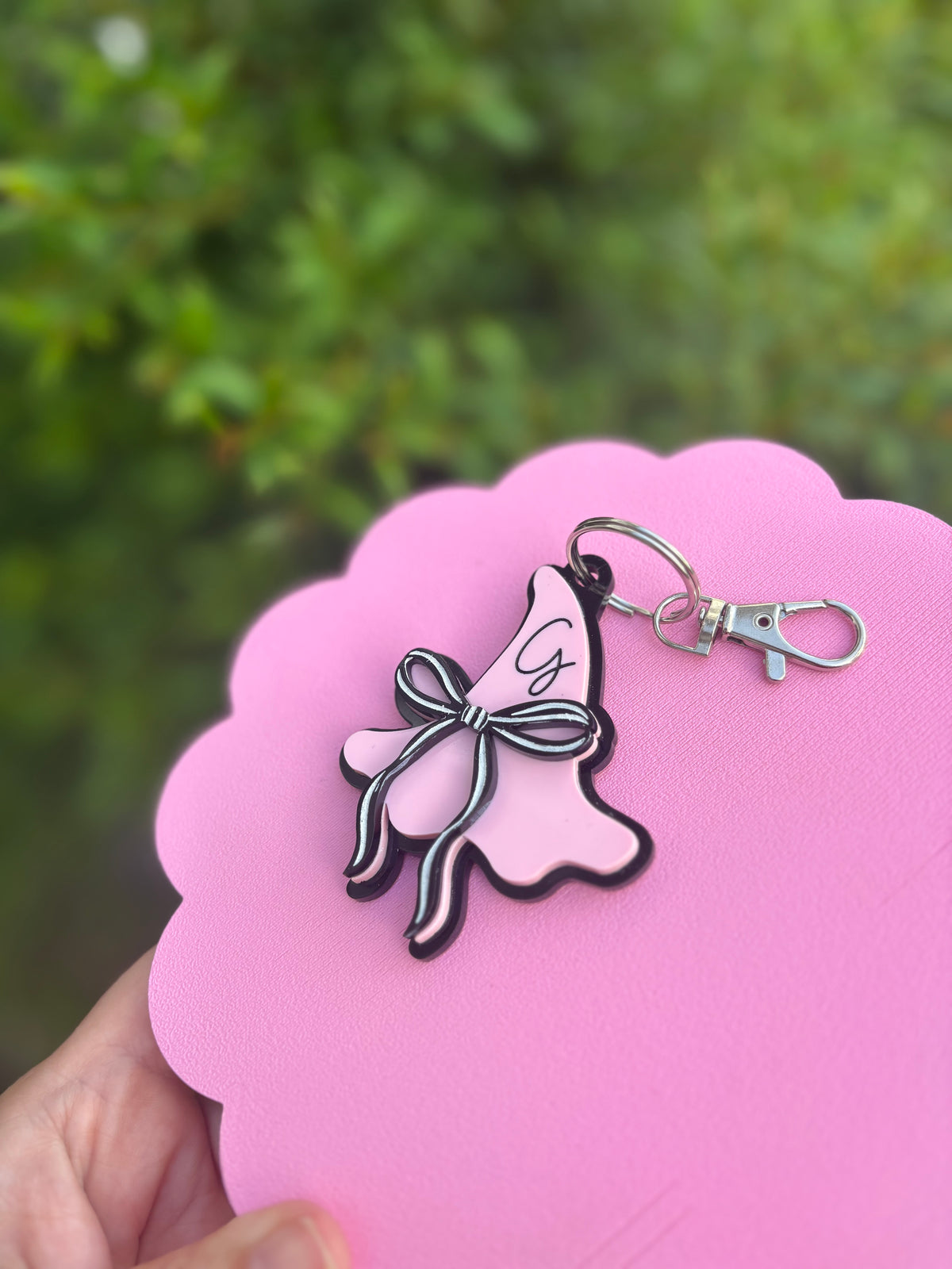 Personalized Witch Hat Keychain