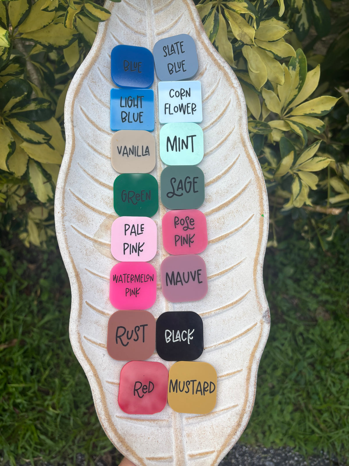 Mini arch birth announcement