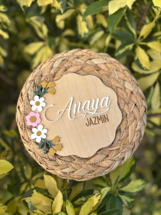 Wildflower Newborn Announcement