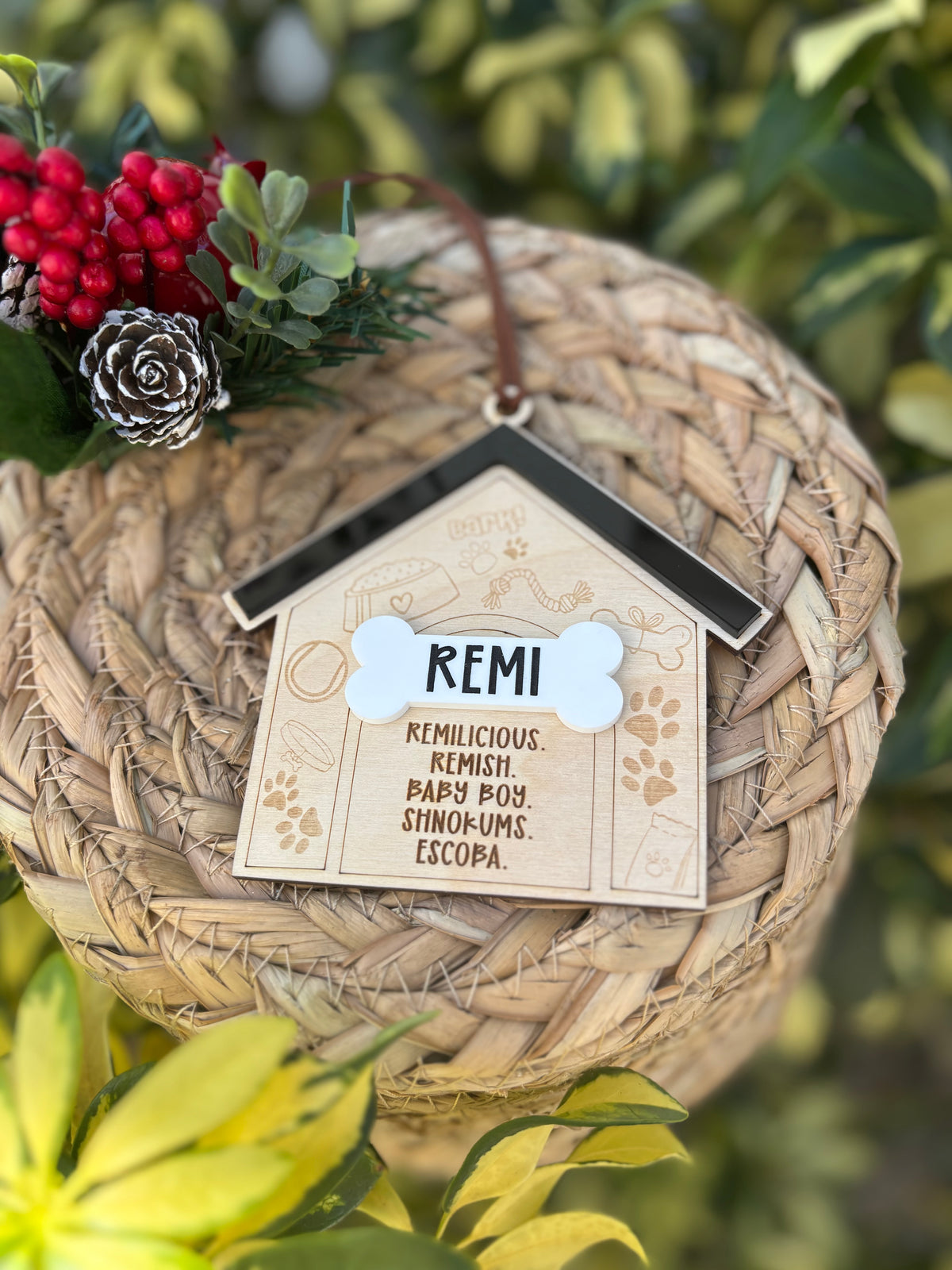 Dog nickname ornament