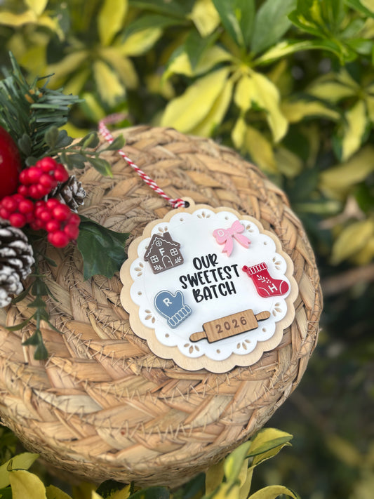 Sweetest Batch cookie ornament