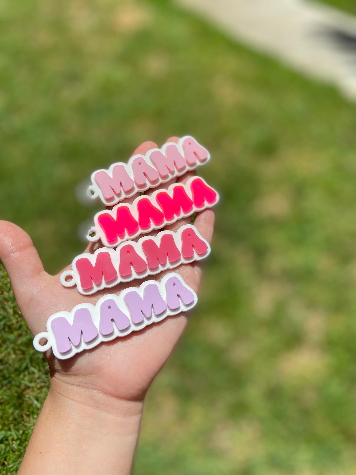 Mama Keychain | 3D KeyChain | Acrylic Name Tag | Bag Tag | Luggage Tag| Mama retro keychains, Mothers day gift