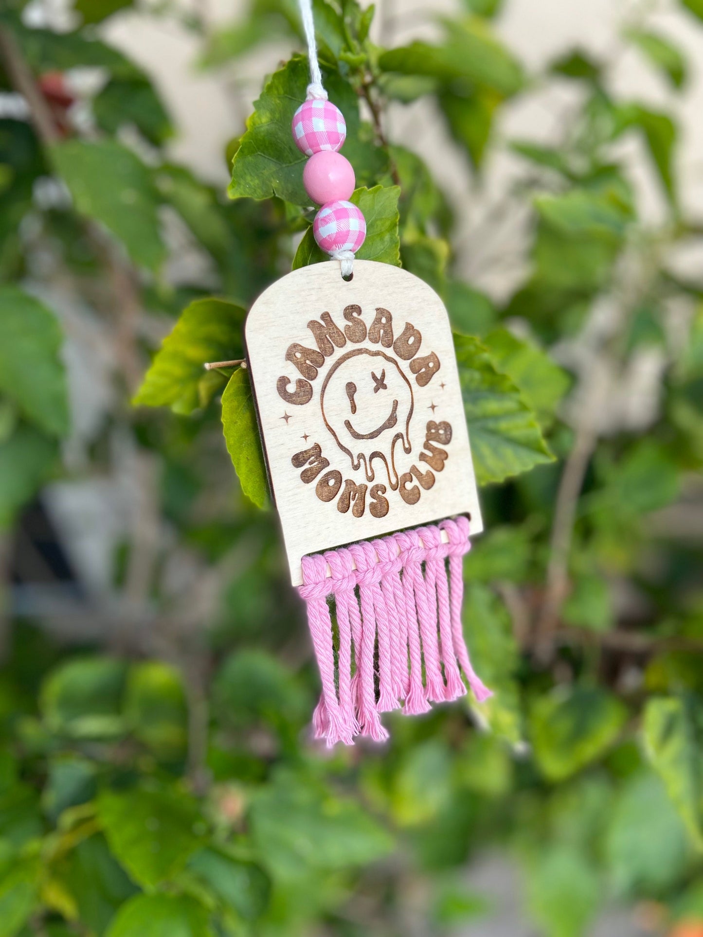 Tired mom car charm | cansada mama car charm | Car Charm | latina Car charm | macrame car charms