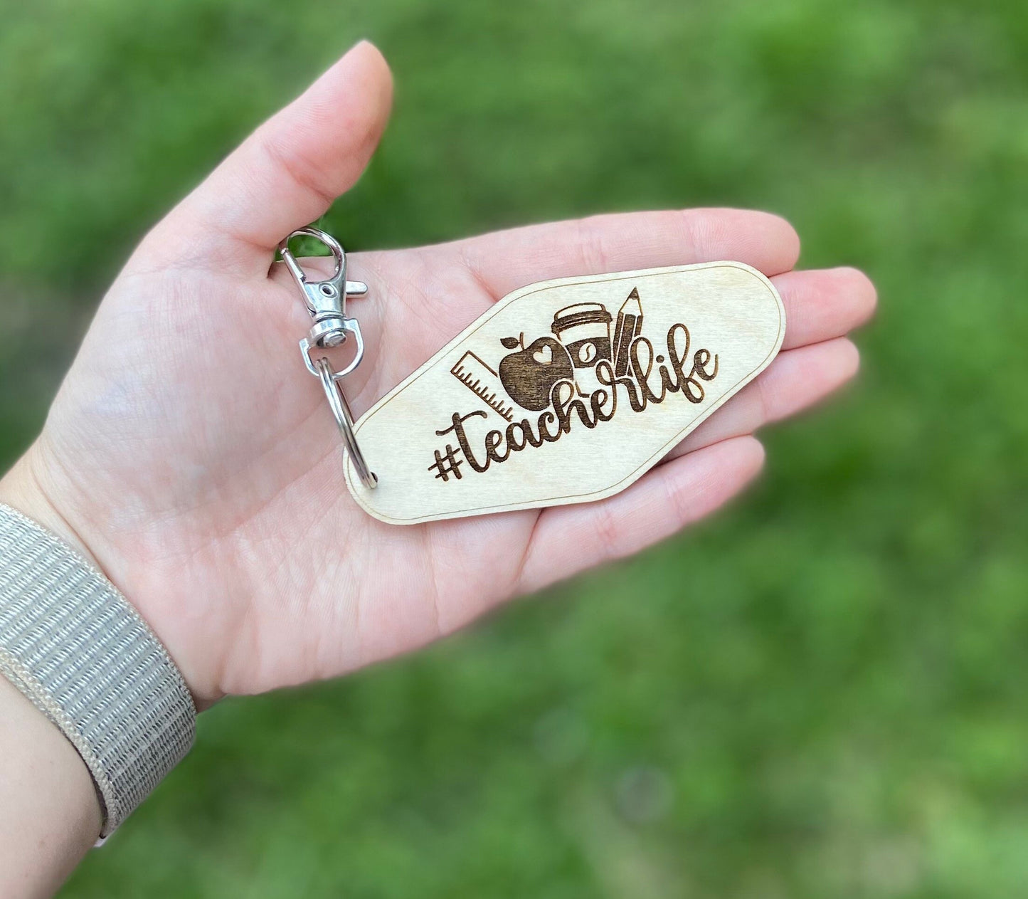 Teacher appreciation gift, teacher life keychain, teacher keychain, teacher life, teacher gift