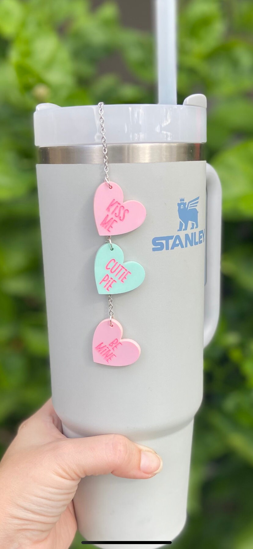 Valentine’s Day Candy charms , Stanley Cup Charm, Bottle Charm, Cup Charm, Tumbler Charm, candy charms for yeti, Yeti charms, SM charms