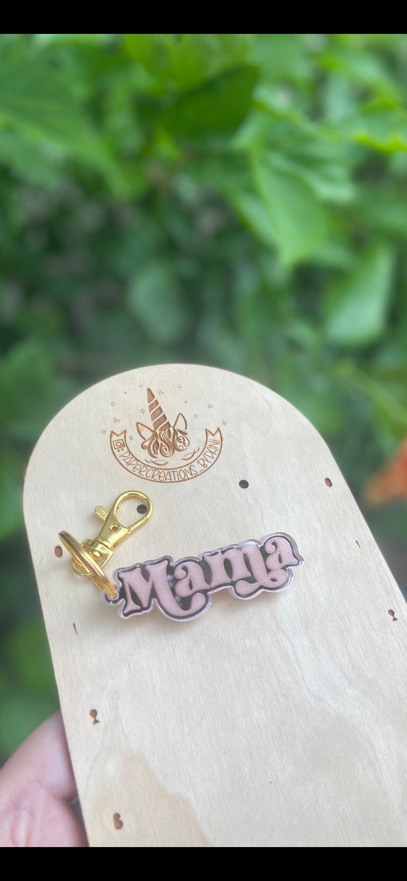 Mama Keychain Rose gold | Acrylic Name Tag | Bag Tag | Luggage Tag| Mama retro keychains, Mothers day gift| Rose gold keychain